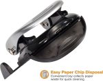 Bostitch Office EZ Squeeze Reduced Effort 2-Hole Punch, 20 Sheets, Locking Handle, Silver (2310) - Image 4
